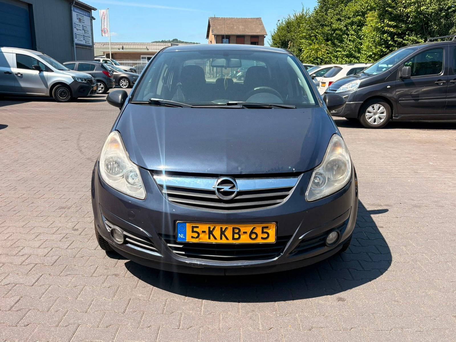 Opel Corsa 1.2 16V 5D 2007 Blauw, Auto's, Opel, Voorwielaandrijving, 4 cilinders, Blauw, 1229 cc