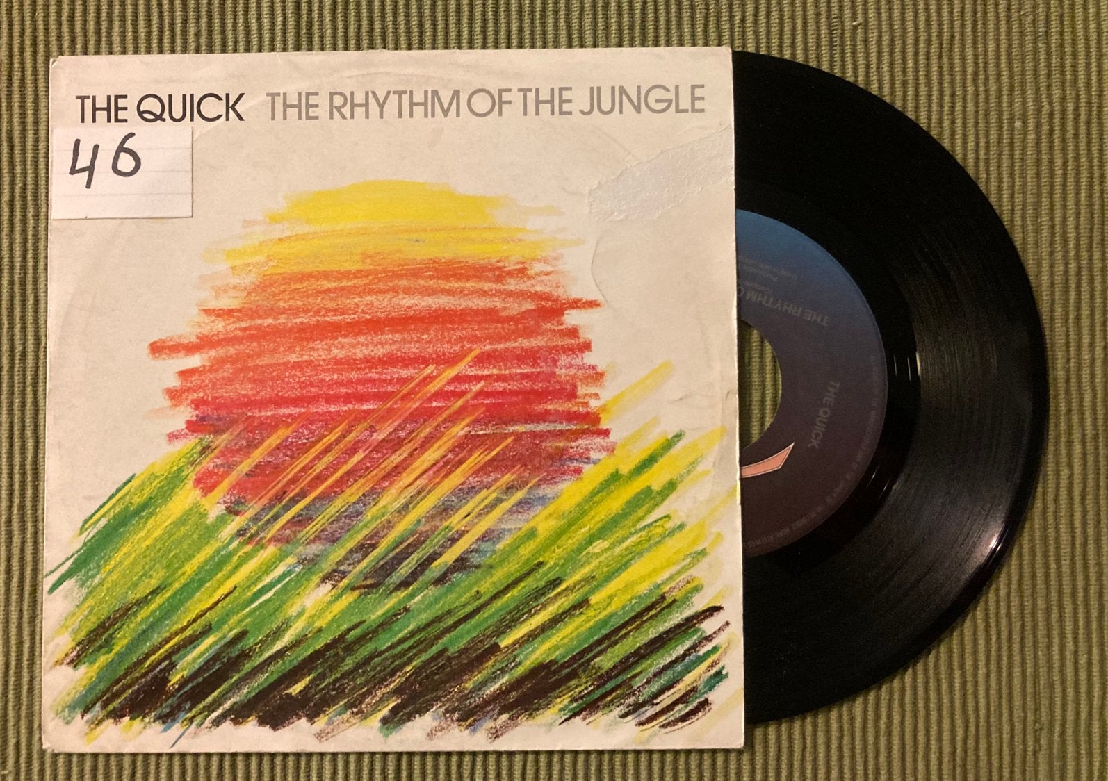 Vinyl single The Quick - The Rhythm of the Jungle, Gebruikt, 7 inch, Ophalen of Verzenden, Dance en House