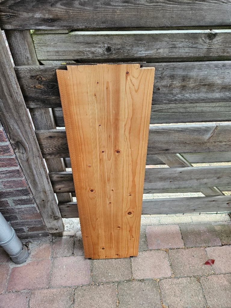 3 Lundia planken / schappen ongelakt - 12,50 per stuk, Ophalen, Gebruikt