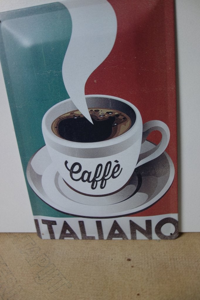 CAFE ITALIANO ESPRESSO BORD voor KOFFIEHOEK, Huis en Inrichting, Woonaccessoires | Tekstborden en Spreuken, 20 cm, Nieuw, Ophalen of Verzenden