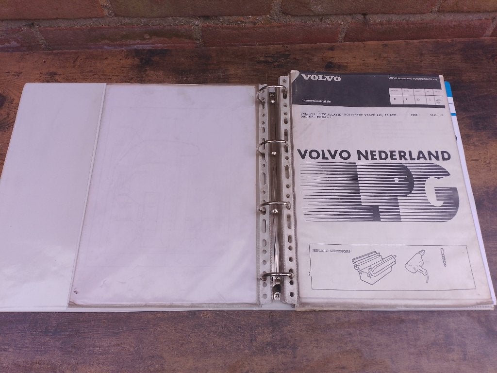 Montage reparatie handleiding LPG installatie Volvo 440  460, Verzenden, Gelezen, Volvo
