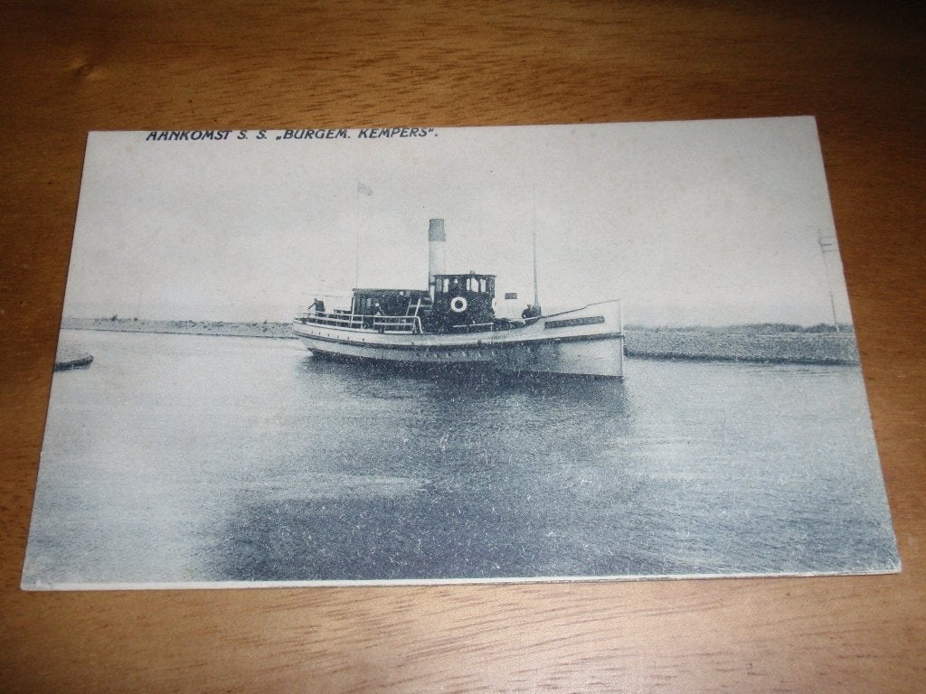 Aankomst S.S. Burgem Kempers Schip Zuiderzee Harderwijk, Verzenden, Voor 1920, Ongelopen, Gelderland