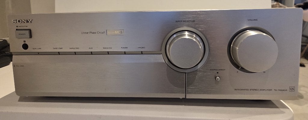 sony TA-FB940R QS reeks versterker, Ophalen of Verzenden, Zo goed als nieuw, Stereo, Sony