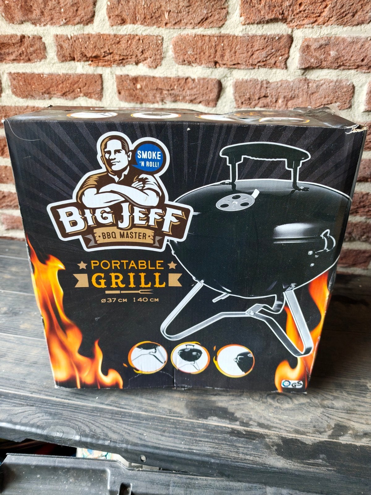 BBQ nieuw in doos!, Tuin en Terras, Houtskoolbarbecues, Ophalen, Nieuw