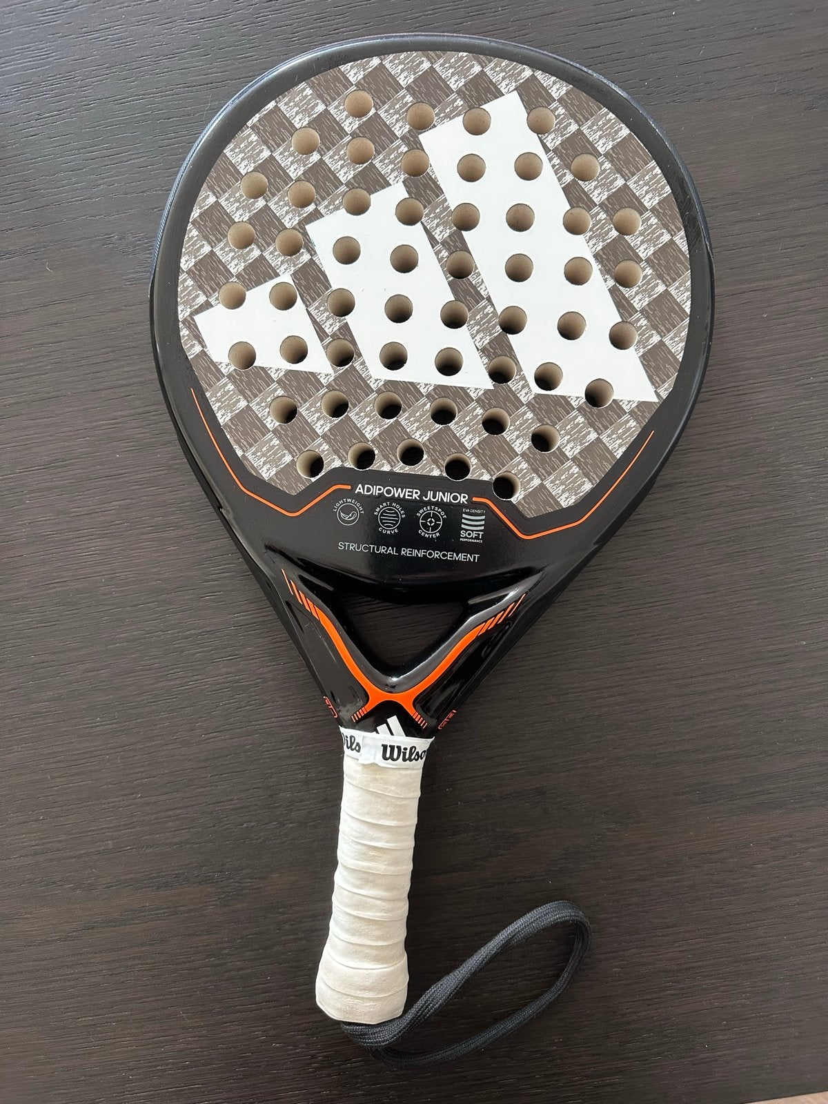 Adidas Adipower Junior 3.2, Ophalen of Verzenden, Gebruikt, Racket, Adidas