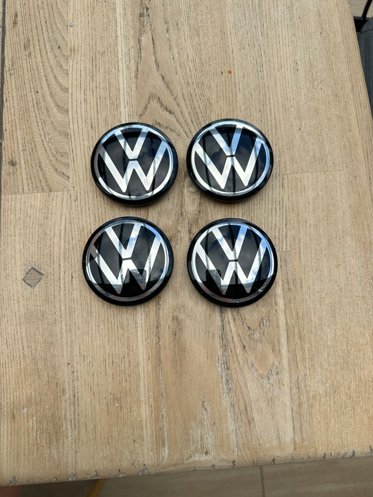 Set van 4 originele Volkswagen naafdoppen (5H0 601 171), Ophalen of Verzenden, Gebruikt