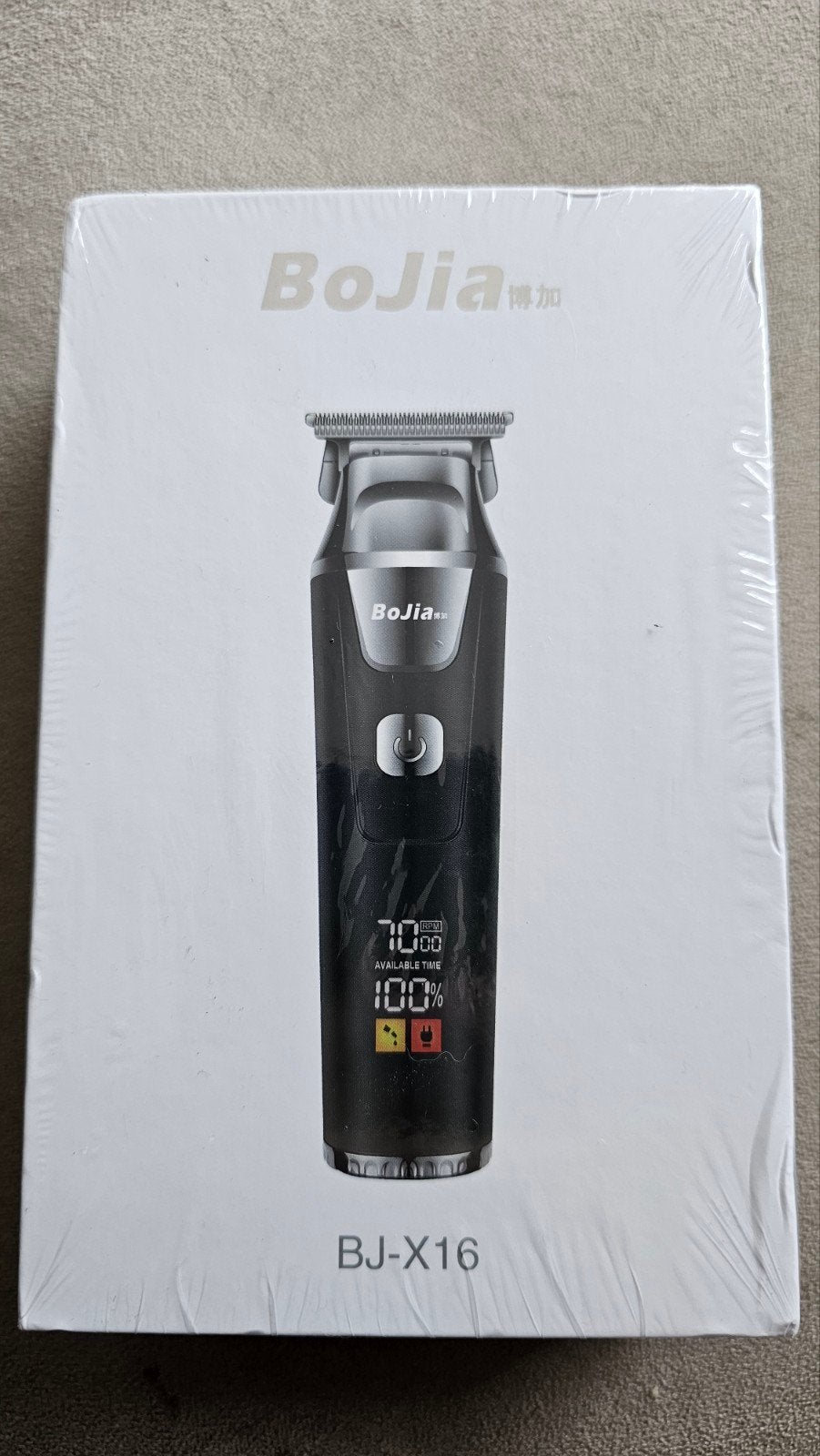 BoJia BJ-X16 Draadloze Tondeuse - Nieuw in doos, Ophalen of Verzenden, Nieuw, Haarverzorging