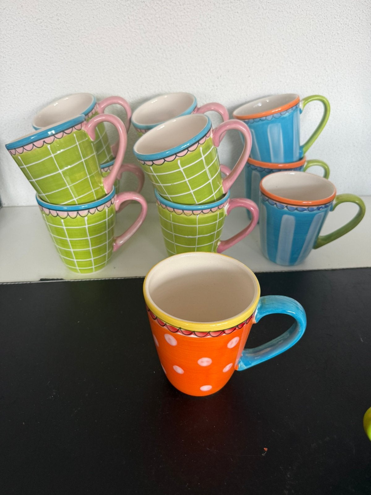 12 grote mokken blond Amsterdam, Blond Amsterdam, Ophalen of Verzenden, Zo goed als nieuw, Kop(pen) en/of Schotel(s)