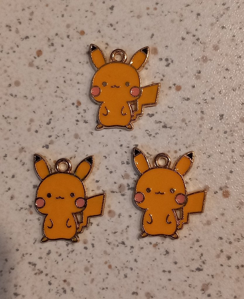 Pikachu metalen bedels, Ophalen of Verzenden, Nieuw, Bedel