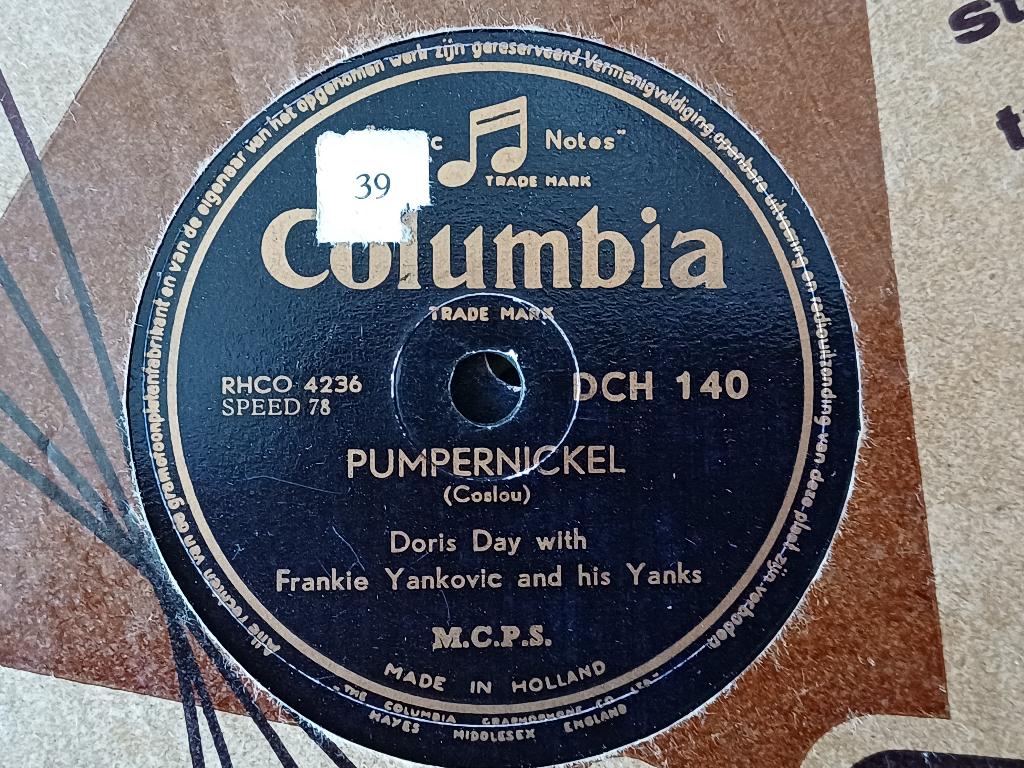 78 RPM platen 85 stuks, Cd's en Dvd's, Ophalen, Gebruikt, Overige formaten