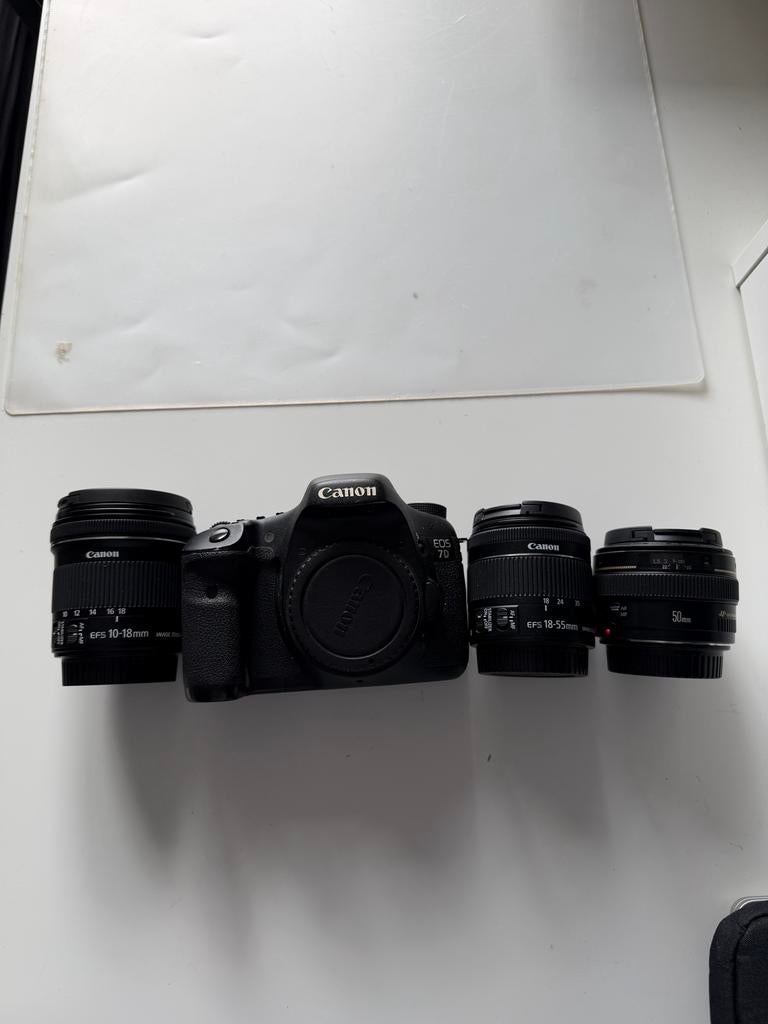 Conon Eos 7D met barrygrip en lezen, Ophalen of Verzenden