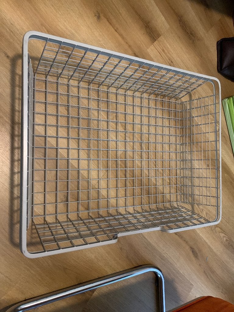 2 ijzeren manden (Ikea), Huis en Inrichting, Kasten | Overige, Ophalen, Zo goed als nieuw