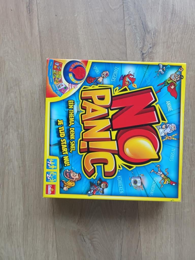 No Panic Bordspel - Denk snel, reageer snel!, Ophalen of Verzenden, Zo goed als nieuw