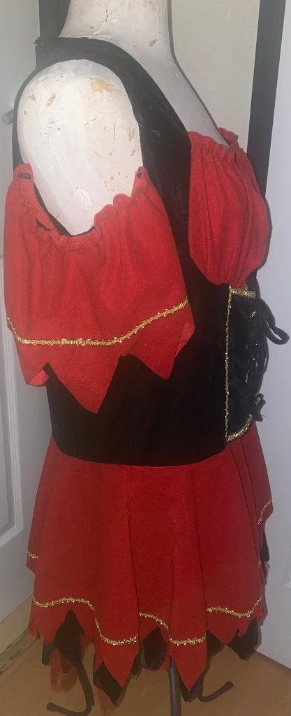 vrouwelijk sexy duivels pakje mt L, Carnaval, Maat 42/44 (L), Ophalen of Verzenden, Kleding