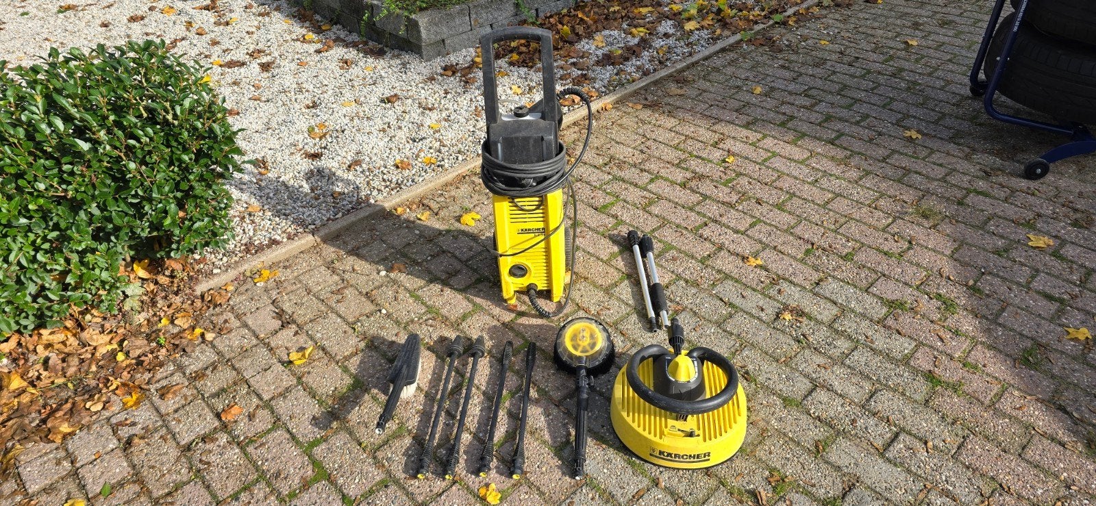 Kärcher K2.94 Hogedrukreiniger met veel accessoires, Gebruikt, Kärcher, Ophalen of Verzenden, Met regelbare waterdruk