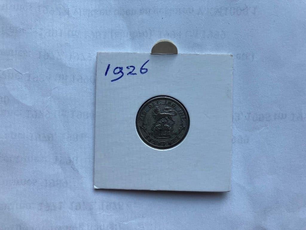 Engeland, 6 pence 1926, zilver, Ophalen of Verzenden, Overige landen, Losse munt, Zilver