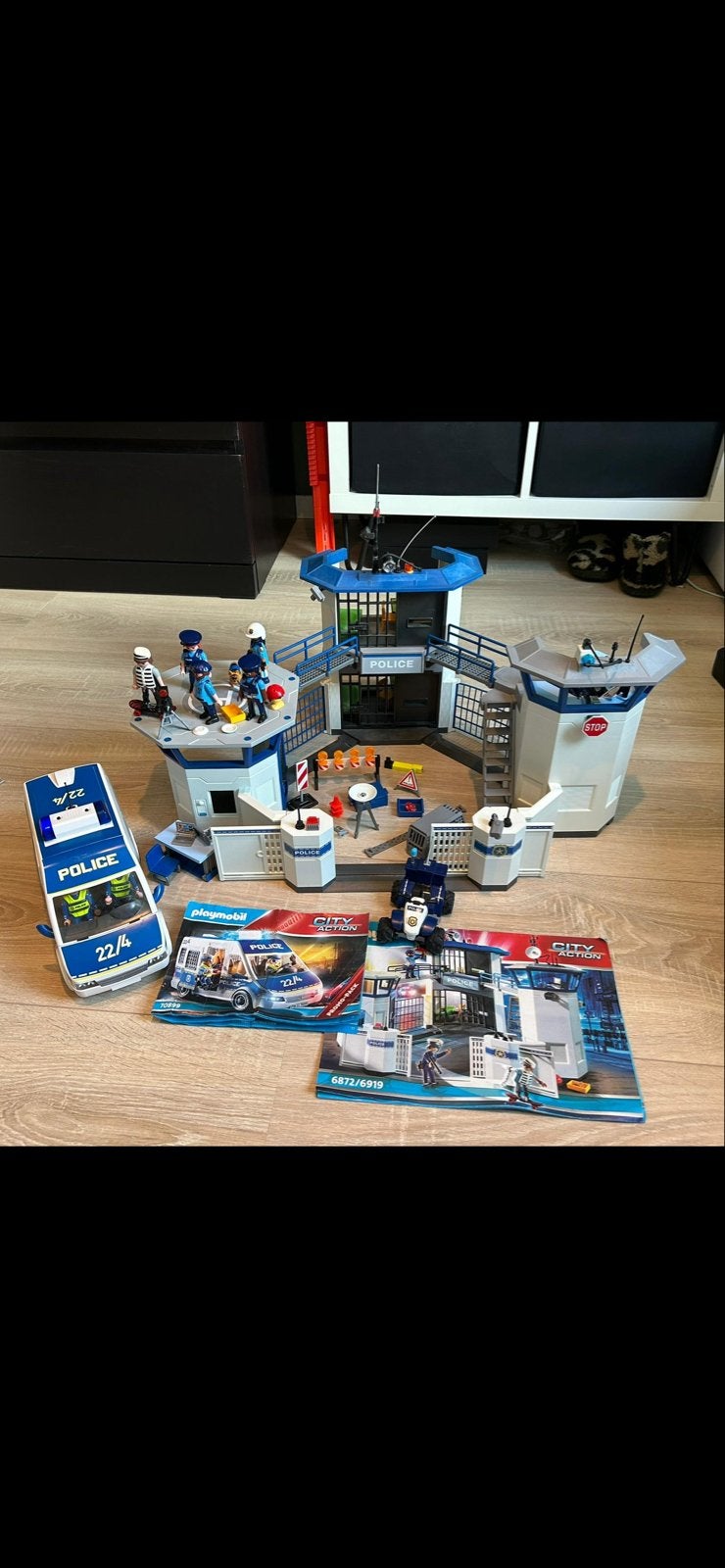Playmobil City Action Politiebureau met voertuig, Ophalen, Gebouw, Complete set, Zo goed als nieuw