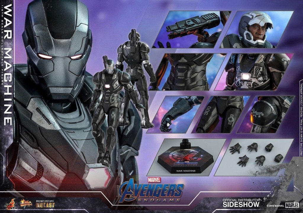 Hot Toys Avengers Endgame War machine MMS530D31, Verzamelen, West Campus 1 76863 Herxheim (DE), Actiefiguur of Pop, Heo GmbH, Nieuw