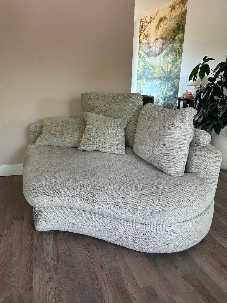Loungebank, Stoffen, Ophalen, Gebruikt, 125 tot 150 cm, 150 tot 200 cm