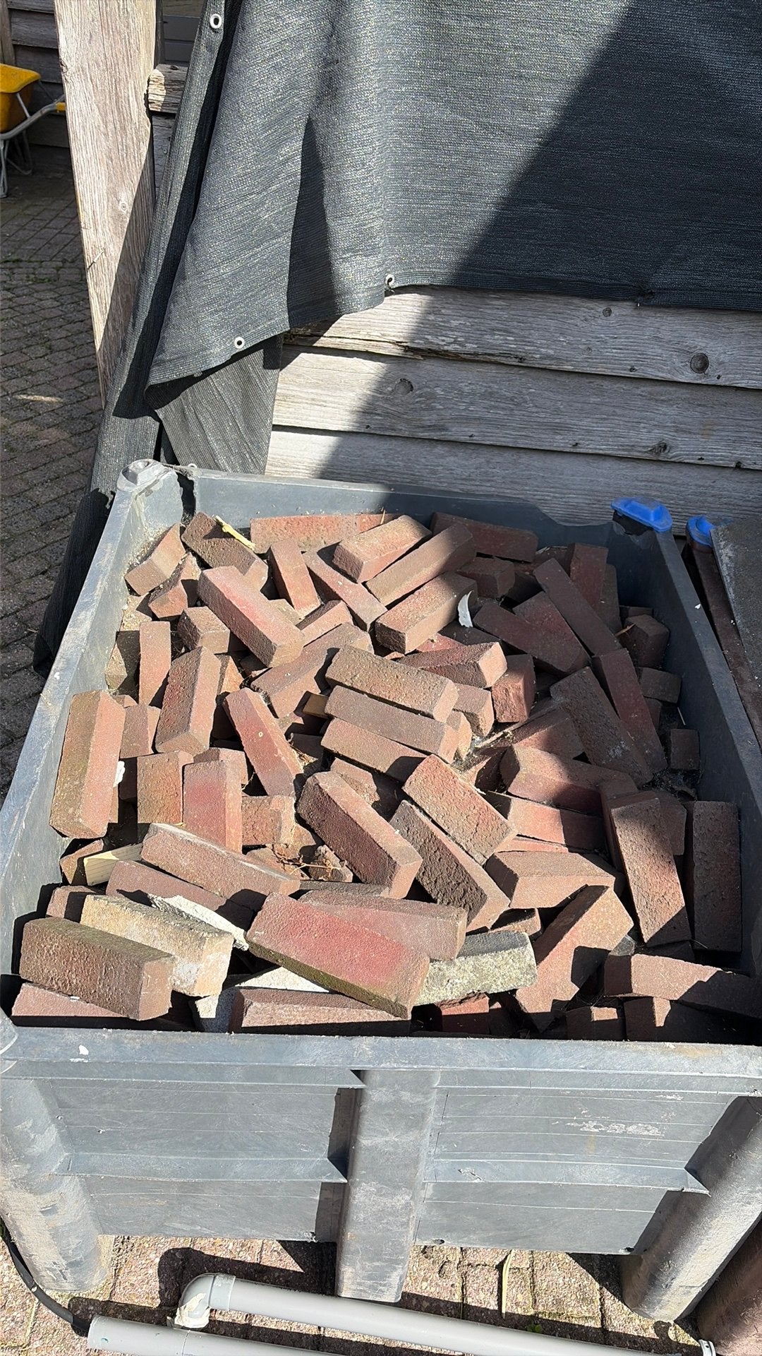 Gebakken klinkers/waaltjes, Tuin en Terras, Ophalen, Zo goed als nieuw, 10 m² of meer, Klinkers