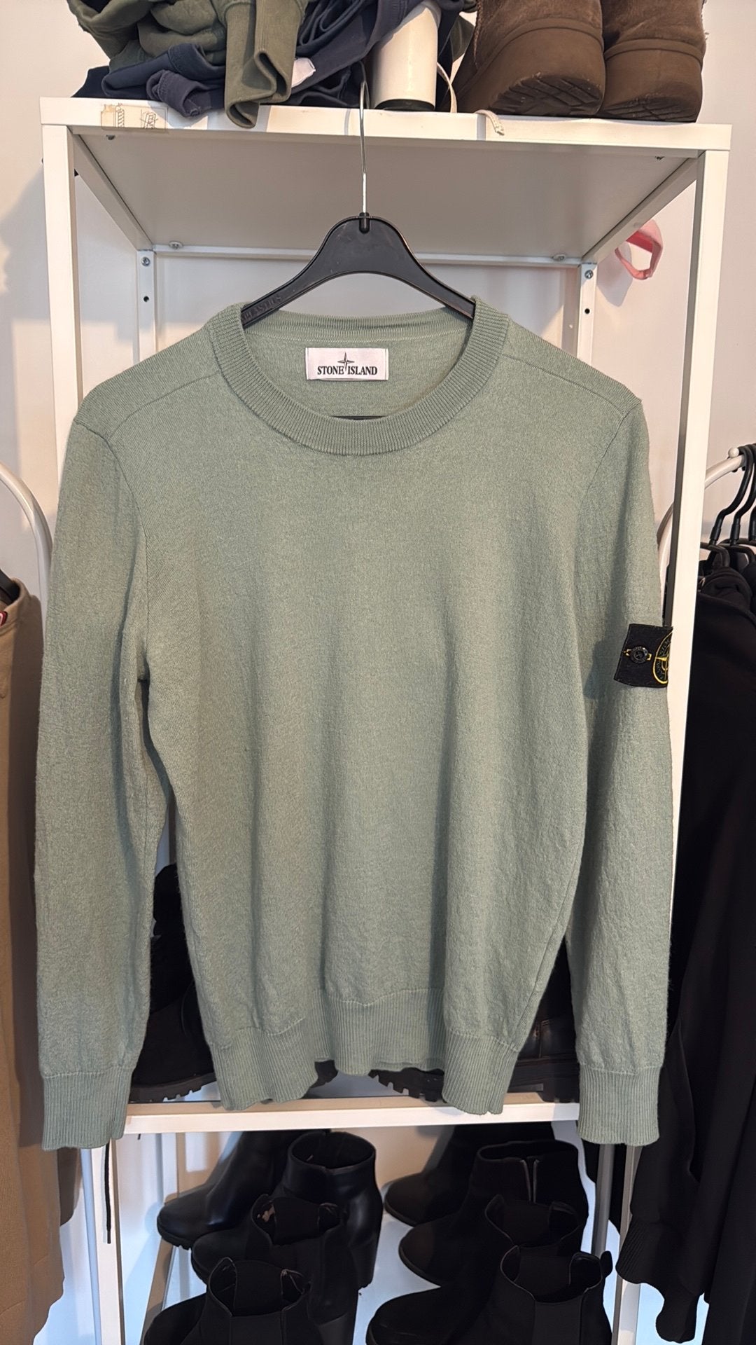 Stone Island, Kleding | Heren, Truien en Vesten, Ophalen of Verzenden, Zo goed als nieuw, Maat 52/54 (L), Groen