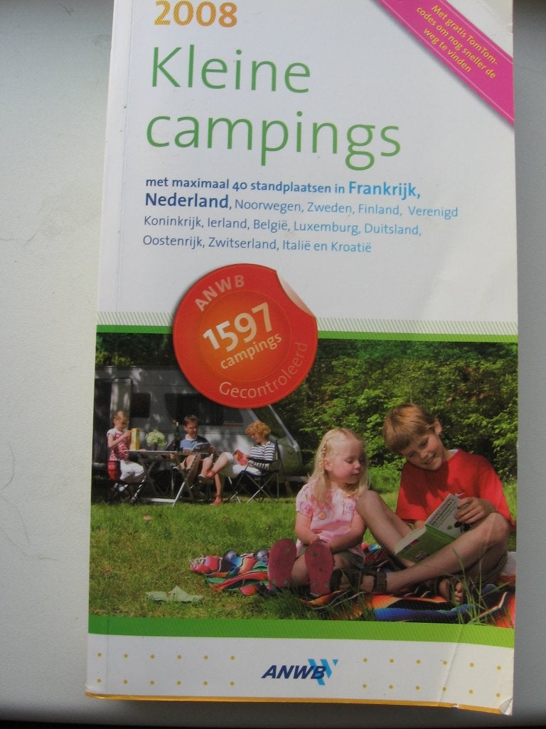 ANWB gids kleine campings 2008, Boeken, Gelezen, ANWB, Europa, Ophalen of Verzenden