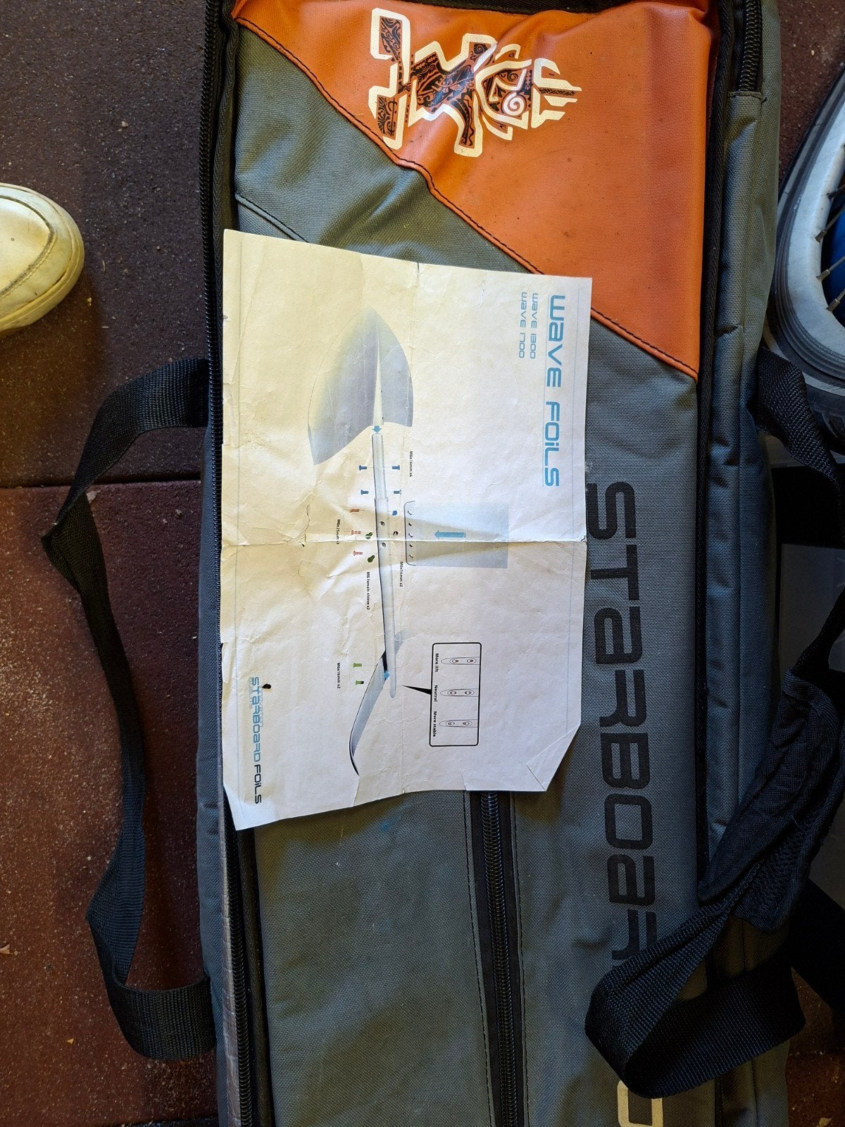 Starboard Wave Foil (+draagtas), Watersport en Boten, Windsurfen, Ophalen, Gebruikt