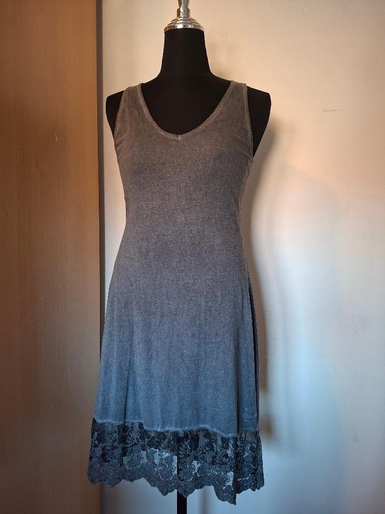 Didi jurk / onderjurk grijs-blauw maat M, Kleding | Dames, Jurken, Maat 38/40 (M), Anneonline, Steenbergen, Shop@wesell4u.nl