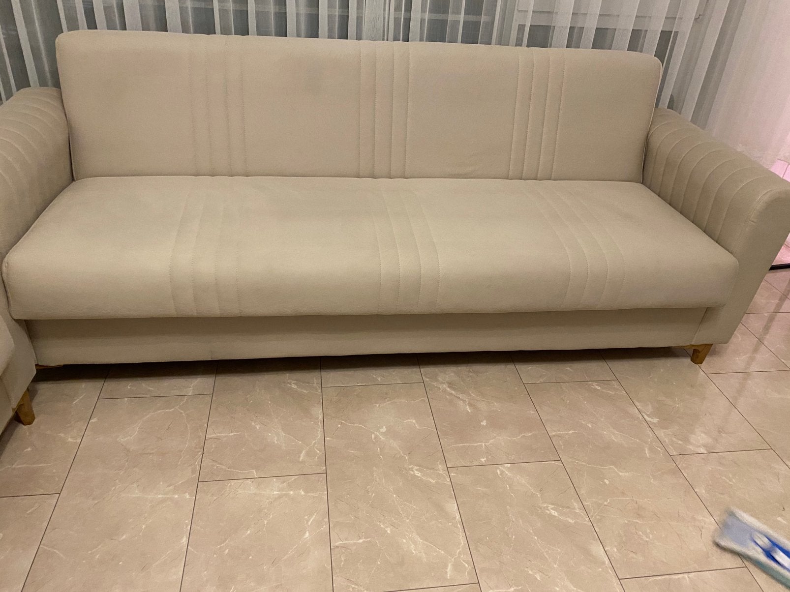 2 bank  te koop 2,20 cm, Ophalen, Zo goed als nieuw, Tweepersoons