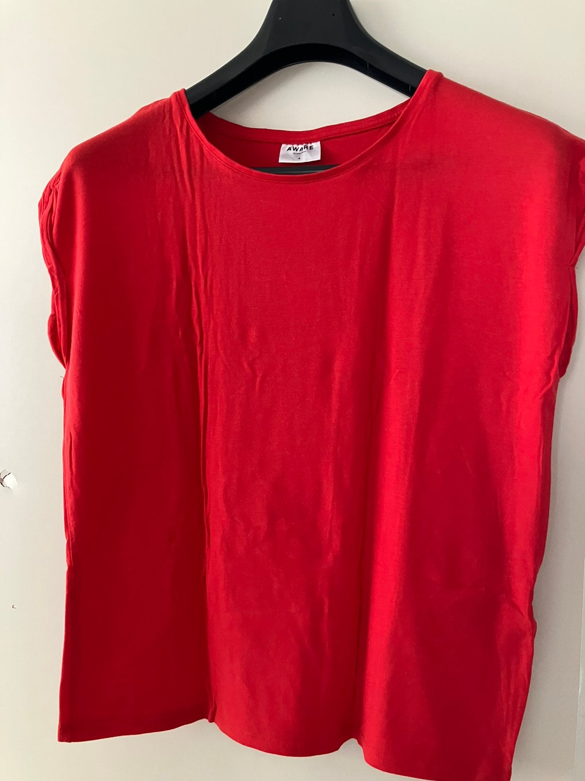 Nieuw/rood-t shirt top- t shirt mouwloos/Aware-M, Maat 38/40 (M), Nieuw, Ophalen of Verzenden, Zonder mouw