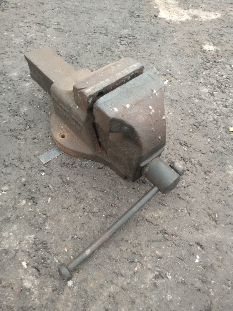 Bankschroef slijpmachine, Ophalen, Gebruikt