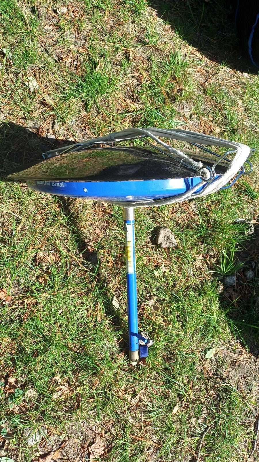 Skottelbraai Cadac met paal en touw, Tuin en Terras, Gasbarbecues, Ophalen, Gebruikt, Cadac
