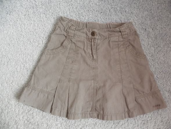 Taupe bruin katoenen a lijn rokje MEXX mt 98 prima staat, Kinderen en Baby's, Kinderkleding | Maat 98, Mexx, Gebruikt, Meisje
