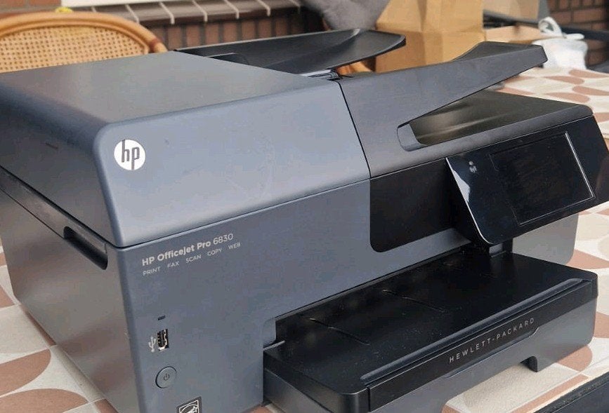 Hp printer officejet 6830 all in one, Ophalen of Verzenden, Zo goed als nieuw
