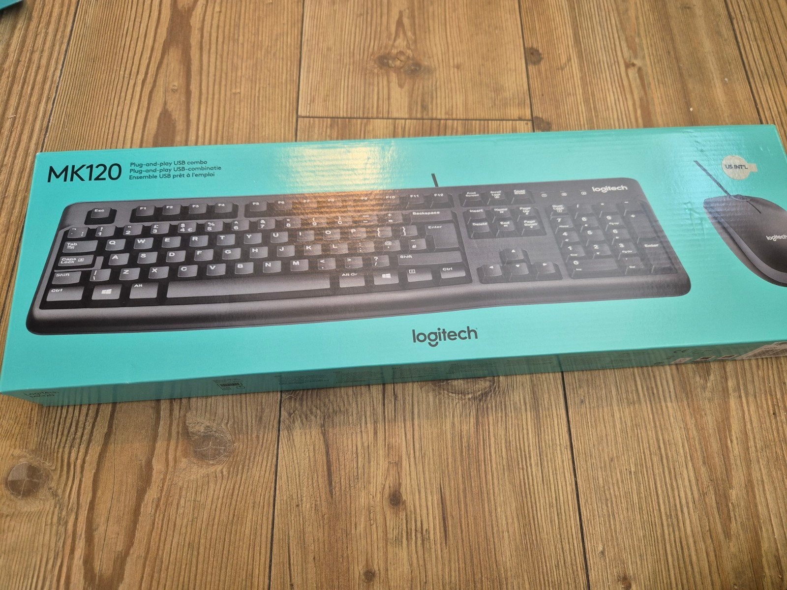 Nieuw Logitech MK120 Toetsenbord en Muis Combo, Computers en Software, Toetsenborden, Ophalen, Toetsenbord en muis-set, Logitech