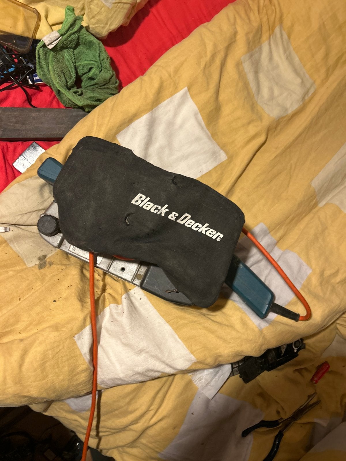 Black & Decker Bandschuurmachine - Gebruikt, Ophalen of Verzenden, Gebruikt, Minder dan 600 watt, Bandschuurmachine