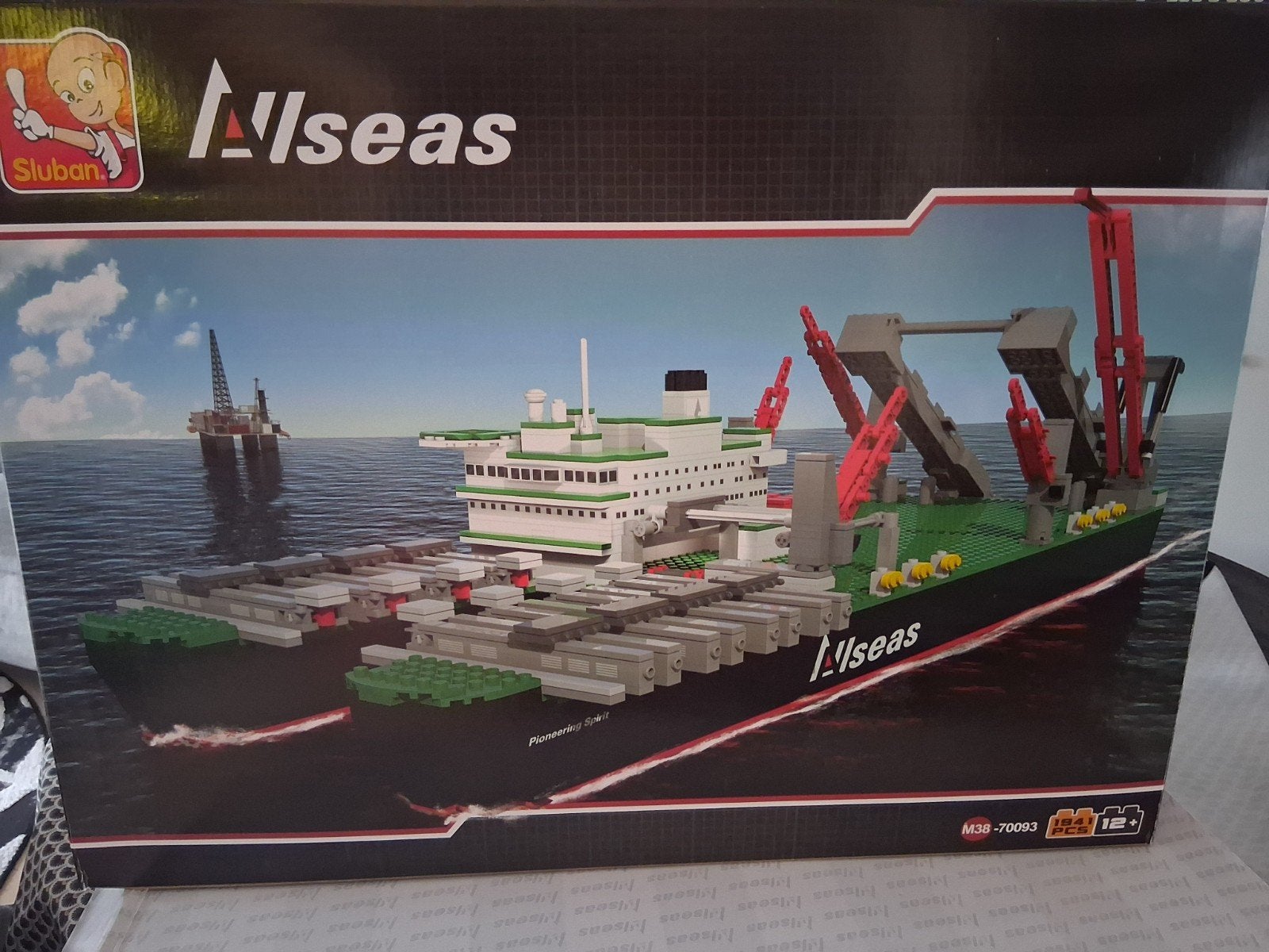 Sluban M38-B070093 Allseas Pioneering Spirit Limited Edition, Ophalen, Zo goed als nieuw, Overige merken