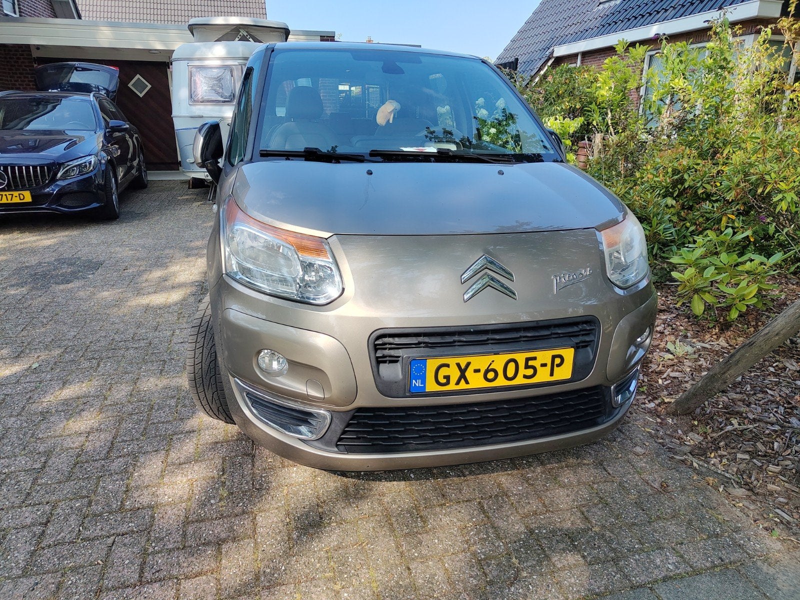 Citroën C3 Picasso 1.6 VTI 2009 Geel, Voorwielaandrijving, Sound system, Beige, 4 cilinders