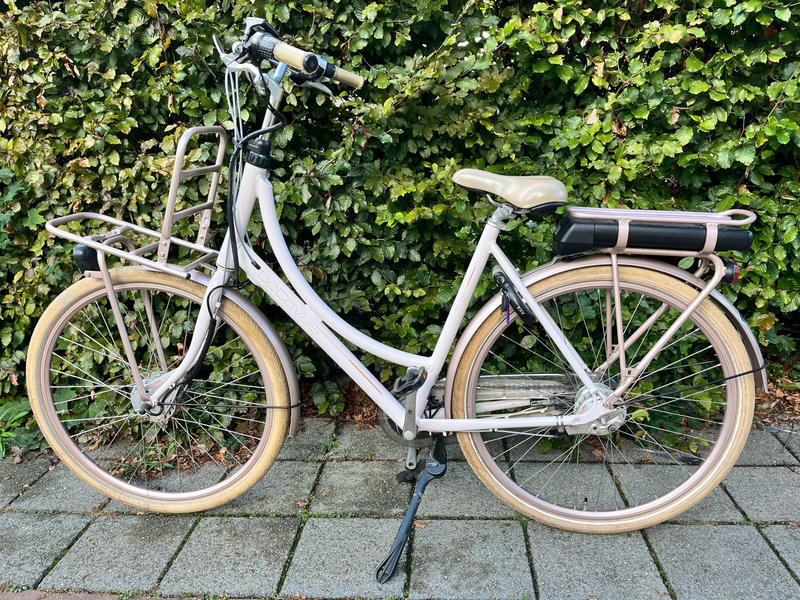 Nette roze Batavus Diva elektrische transportfiets, Fietsen en Brommers, 55 tot 59 cm, Ophalen, Zo goed als nieuw, Batavus