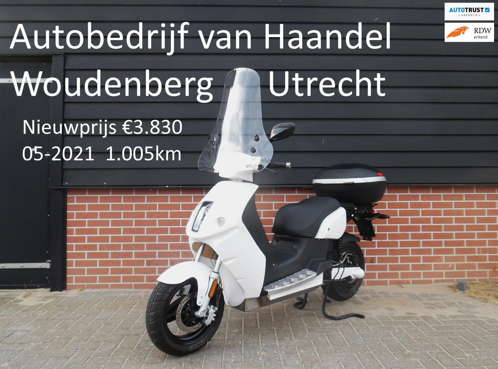 E-Max Bromscooter V120LD+ 05-2021 1.005km grote actieradius, Vmoto, Gebruikt, Service@vmoto.com, Bolstoen 12X
1046 AT  Amsterdam, NL