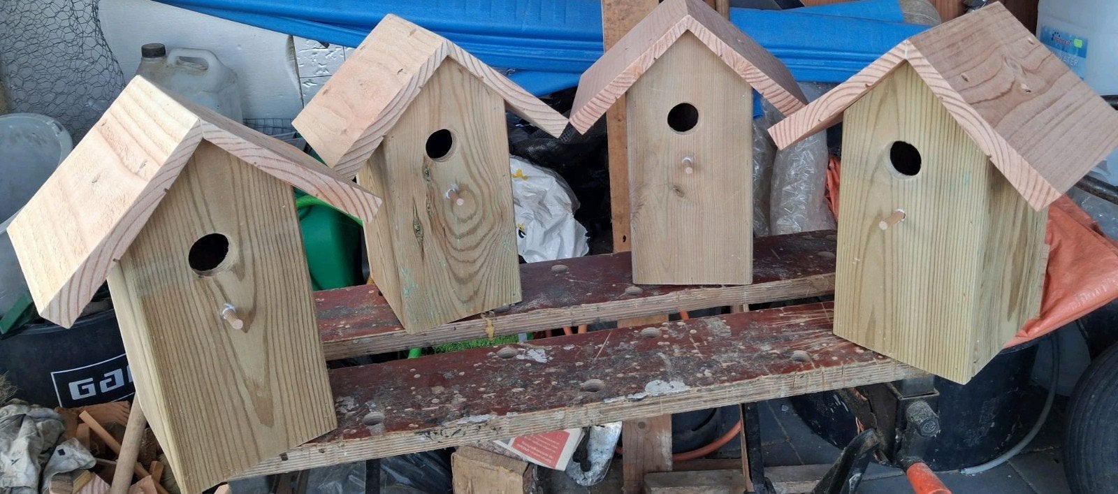 handgemaakte vogelhuisjes, Ophalen, Nieuw