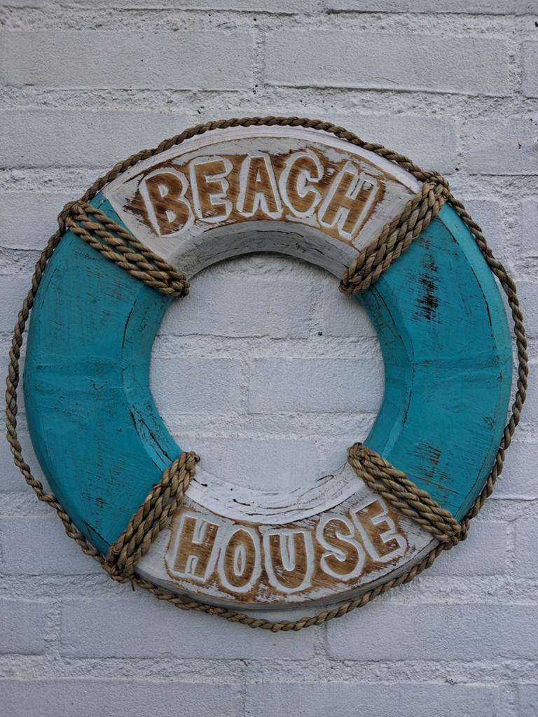 IbiZa Beach Style Liferaft hout, Huis en Inrichting, Woonaccessoires | Overige, Verzenden