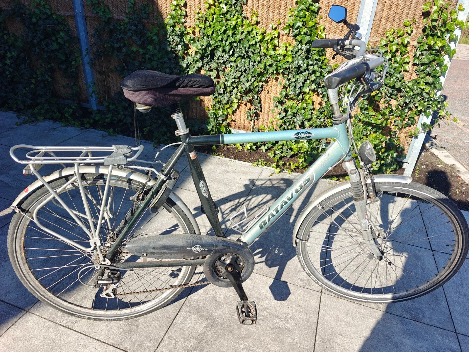 Batavus herenfiets 61 cm frame met derailleur, Fietsen en Brommers, Ophalen, Gebruikt, Velgrem, Versnellingen