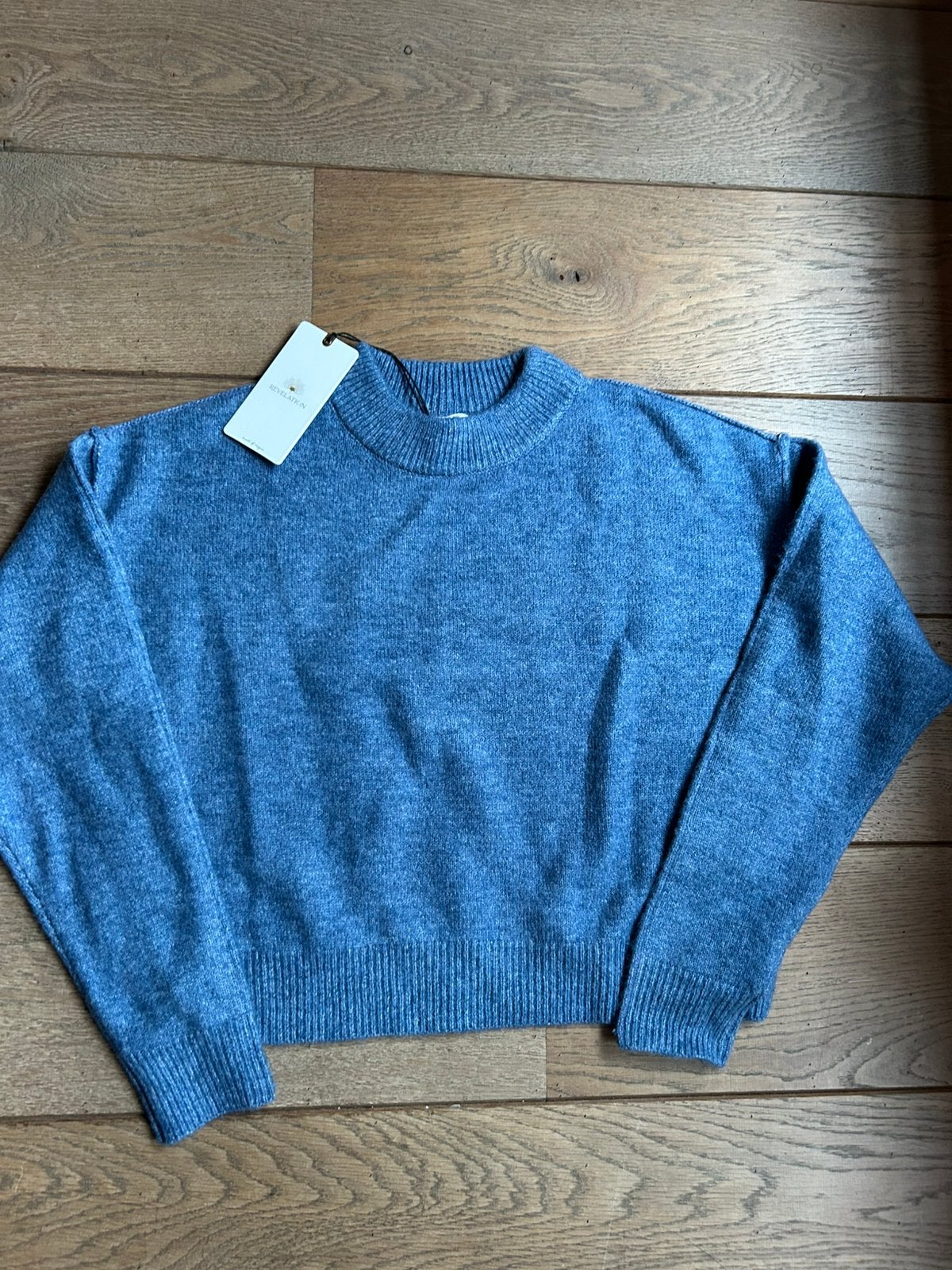 Nieuwe blauwe trui revelation maat s met kaartje, Ophalen of Verzenden, Nieuw, Maat 36 (S), Blauw