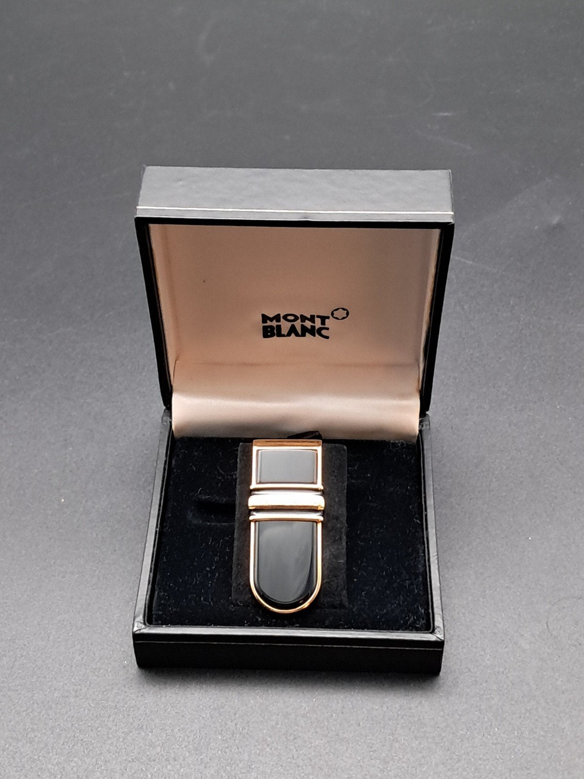 Montblanc Solitaire Geldclip 15743, Ophalen of Verzenden, Zo goed als nieuw, Zwart, Overige merken