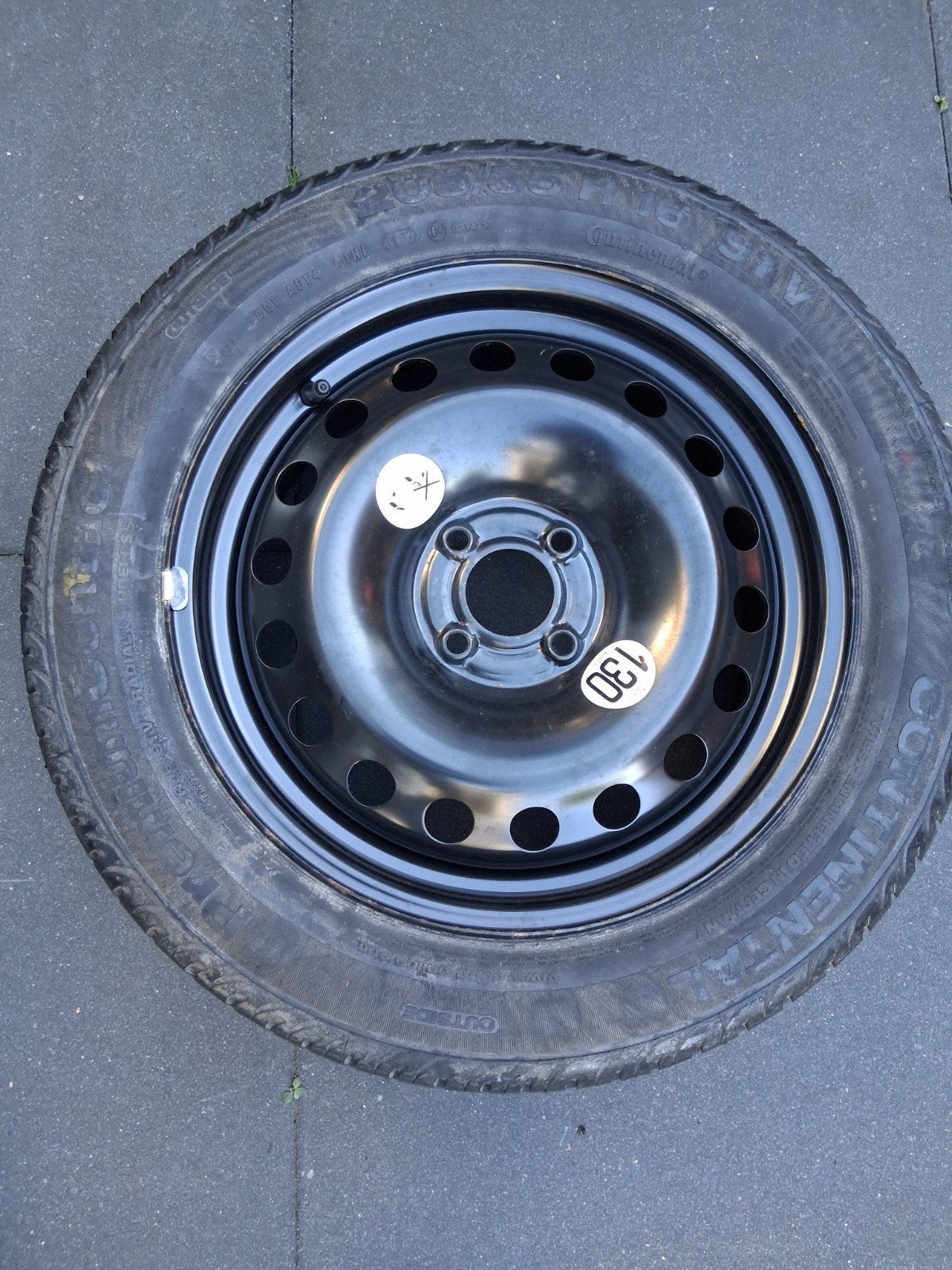 reservewiel 205/55R16 steek 4x100 naafgat 60,1, Auto diversen, Ophalen, Nieuw