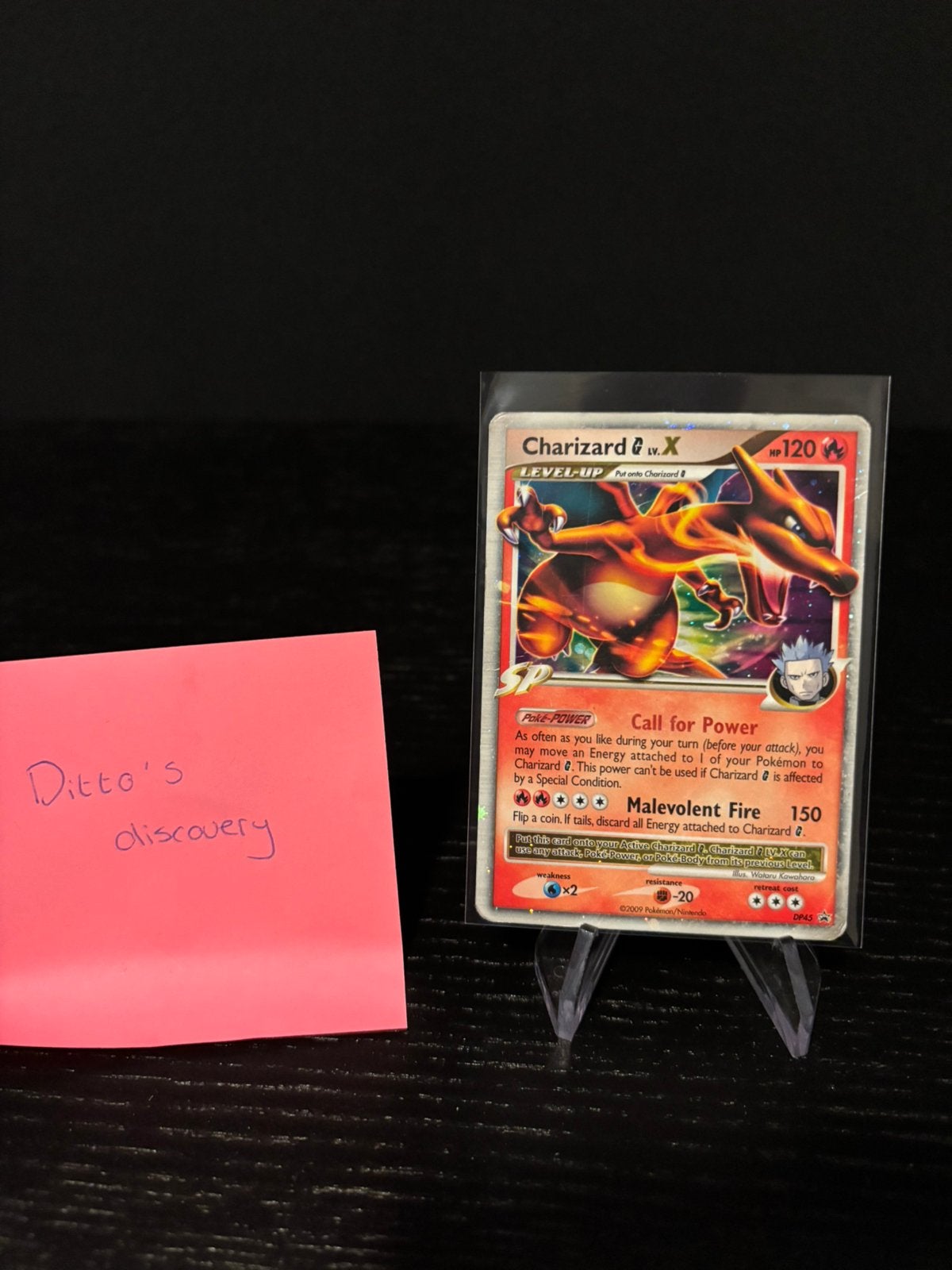 Pokemon - Charizard G LV.X - DP45 - Black Star Promo - POOR, Ophalen of Verzenden, Zo goed als nieuw