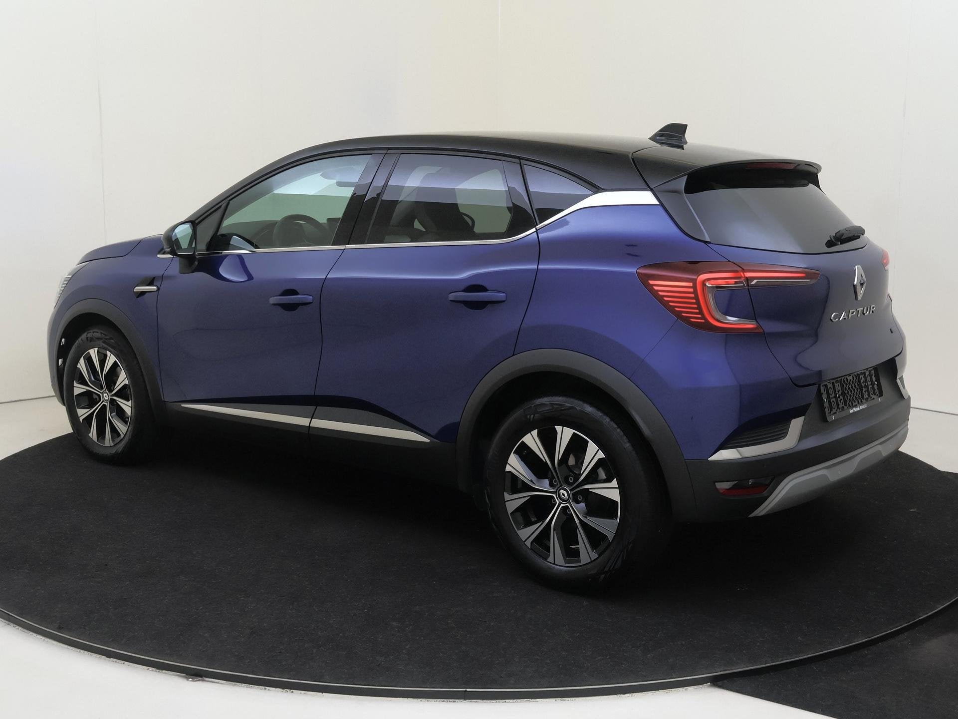 Renault Captur 1.6 E-Tech full hybrid 145 techno Btw | AUTOM, Auto's, 12 maanden, Gebruikt, 4 cilinders, Blauw