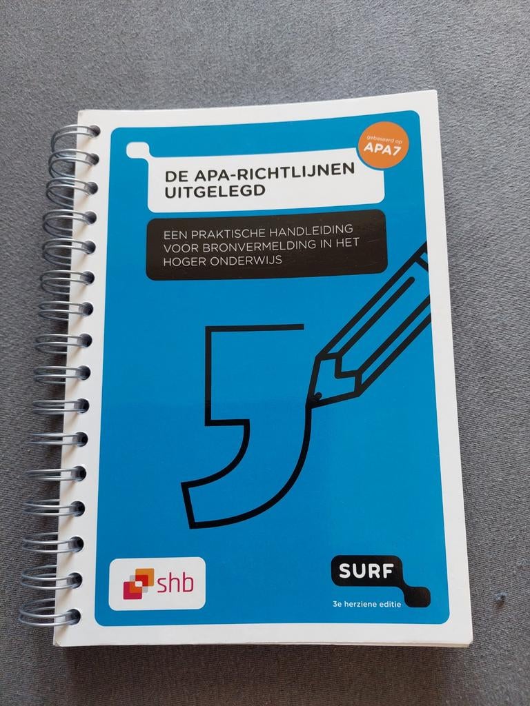 Arjan Doolaar - De APA richtlijnen uitgelegd, Boeken, Ophalen of Verzenden, Zo goed als nieuw, Arjan Doolaar; Jurgen Mollema; Nathalie van den Eerenbeemt; A...