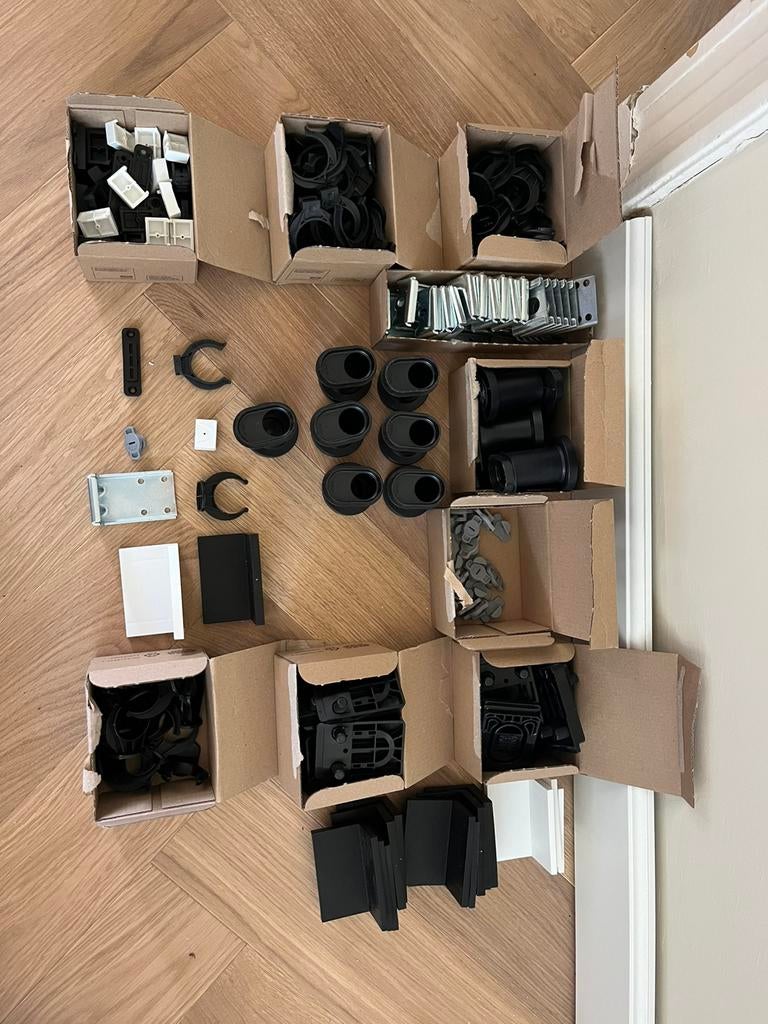 Ikea diverse accessoires voor method kastensysteem, Ophalen of Verzenden, Zo goed als nieuw, Mdf, Plinten